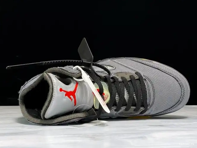 Rep MAX Air Jordan 5 Black CT8480-001 Off-White x 0619